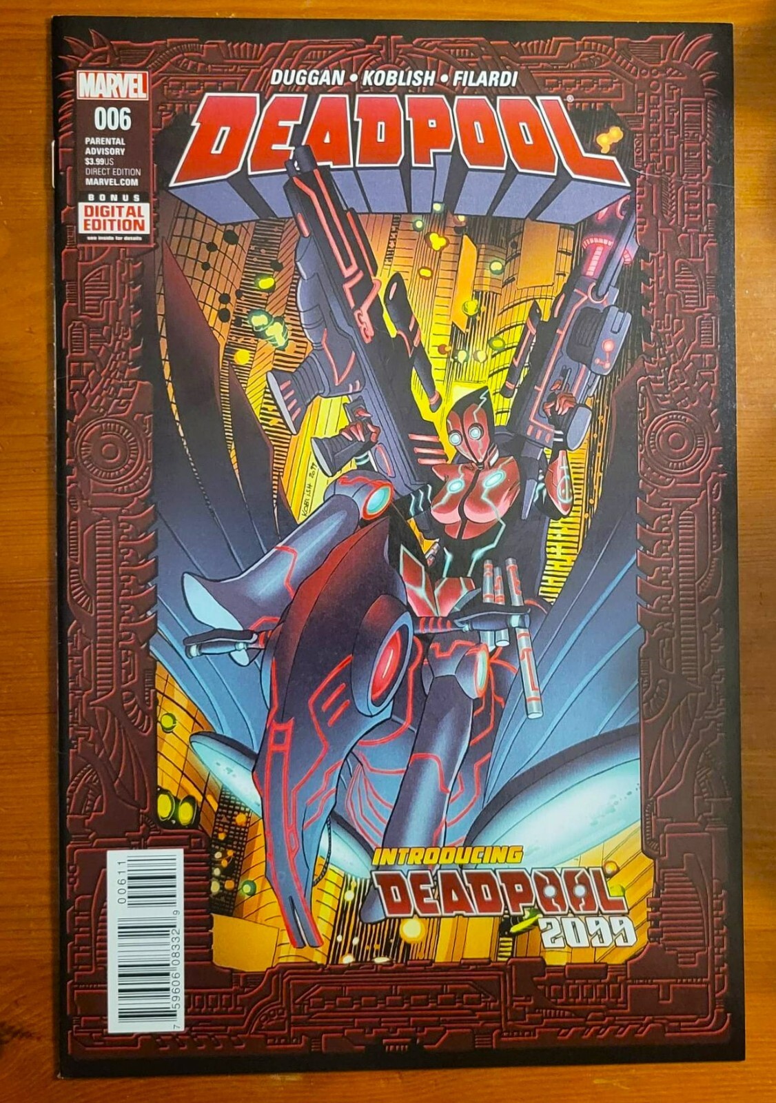 Deadpool Tl Deadpool #6 (V-6) 1st app of Deadpool 2099, Wanda Wilson. VF+/NM. Key ...