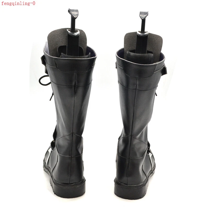 Capitán América El Soldado de Invierno Bucky Barnes Juegos con disfraces Botas Largas Negras Foto 3 de 4