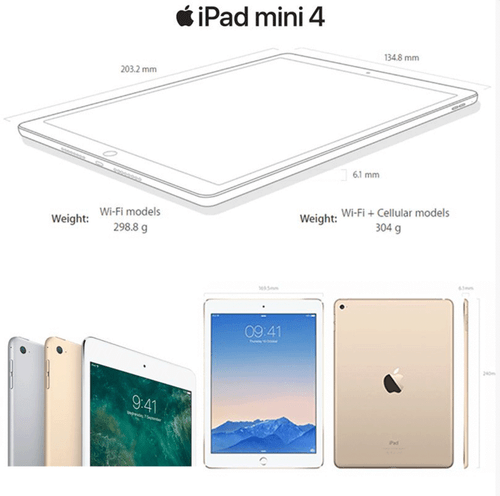 Luxury Tablet Leder Schutzhülle für Apple iPad Mini 4 Tasche Cover Case braun - Bild 12 von 12