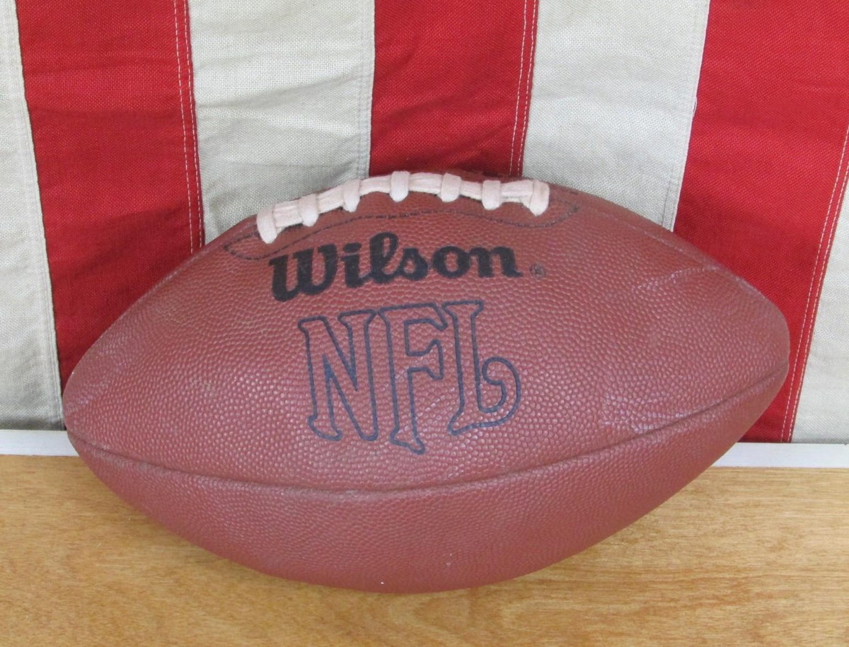Vintage Wilson NFL Official Leather Football w/Laces AFC NFC Vintage Wilson NFL Official Leather Football w/Laces AFC NFC