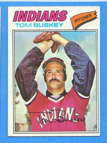 1977 Topps #236 Tom Buskey EXMT Indians