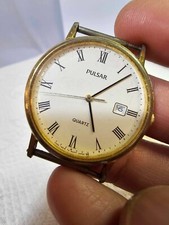 Vtg pulgar watch V322-8000 Quartz Analog- READ...READ- S16