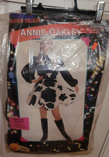 Deluxe Halloween Costume Annie Oakley Rubies Adult L Large Cow Cowgirl Country