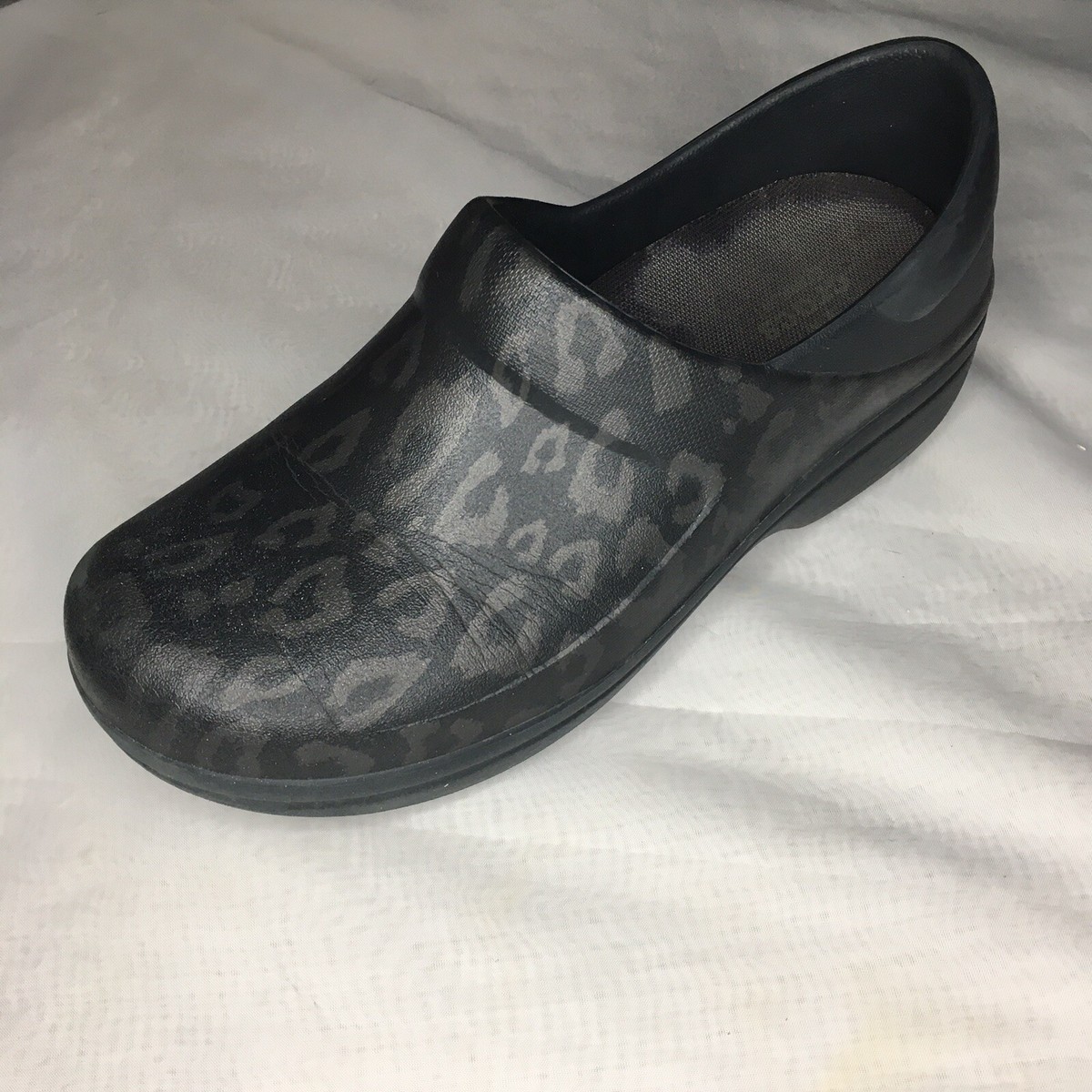 Crocs Felicity Graphic Clogs Shoes Animal Print Black 206059