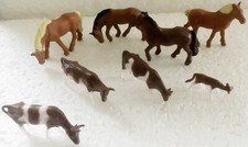 Weidetiere (8 Stck.) Kühe und Pferde