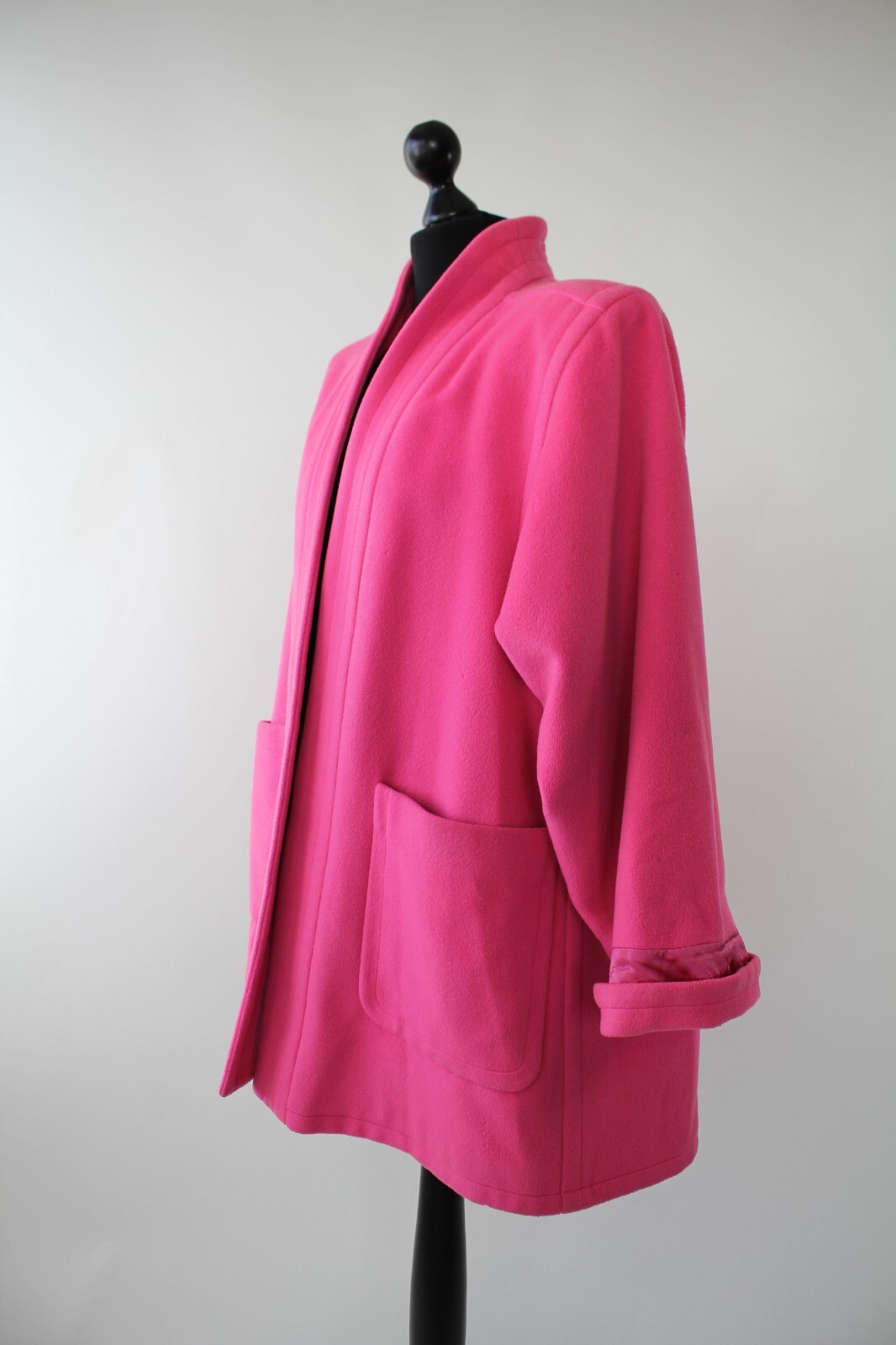 CAPPOTTO DI LANA VINTAGE YVES SAINT LAURENT RIVE GAUCHE TAGLIA 36