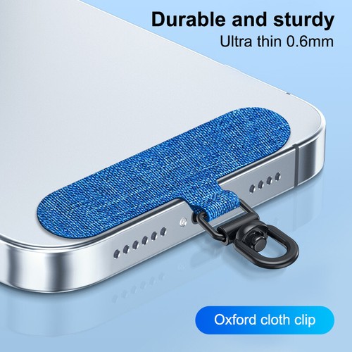 Phone Lanyard Patch 360° Rotatable Phone Clip Lanyard Replacement Metal Gasket - 第 25/62 張圖片