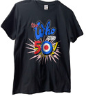 The Who T-Shirt Mens Medium The Who Hits 50 Years 2015 Black Tour Shirt