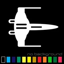 Star Wars X Wing Sticker Vinyl Decal - Rebel Jet Fighter Jedi Car Window Bumper