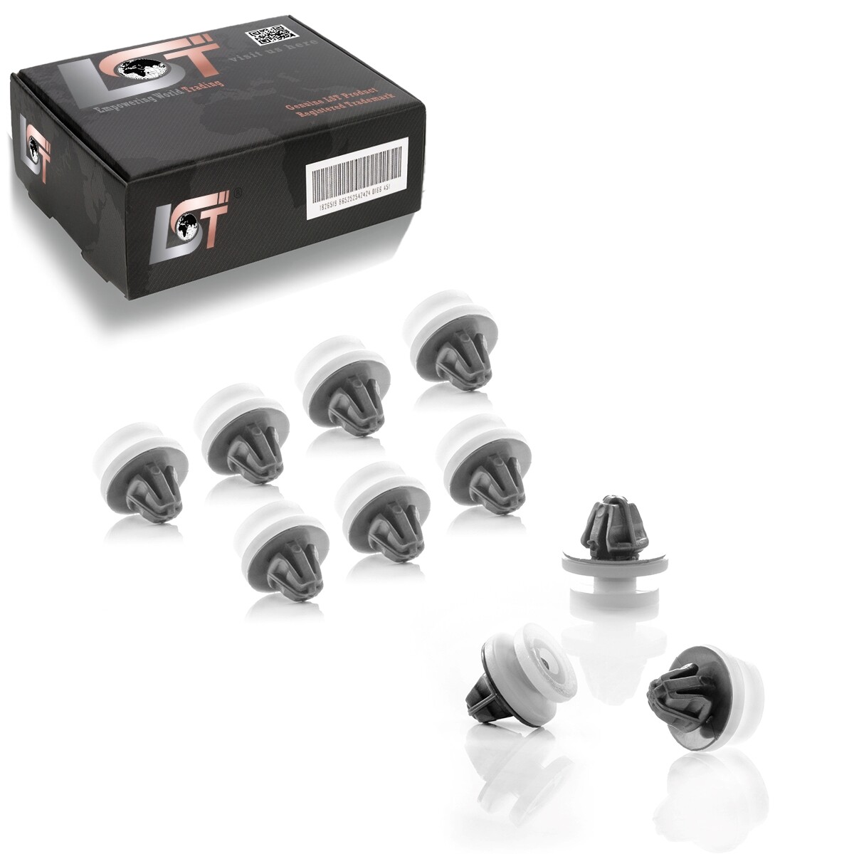 10x Tailgate Trim Fastening Clips for RENAULT MEGANE I Grandtour