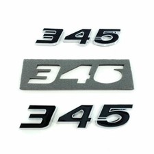 2pc Black 345 Badge Emblem Chrome Trim Fits Dodge Hemi Passenger Driver Side 2pc Black 345 Badge Emblem Chrome Trim Fits Dodge Hemi Passenger Driver Side
