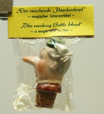 DDR Scherzartikel Der rauchende Flaschenkopf Schnapsnase The smoking Bottle Head