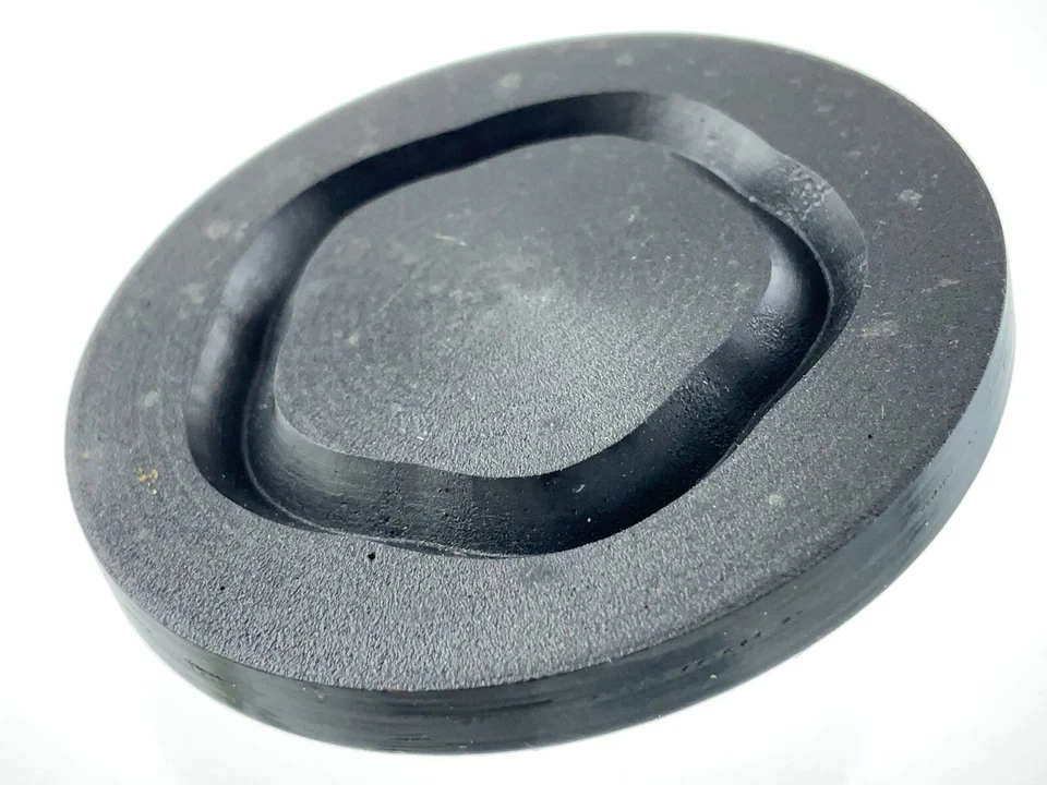 Vintage Carved Bakelite Black Size 1.75in Garment Button Design Pattern 958A - Image 3 of 4