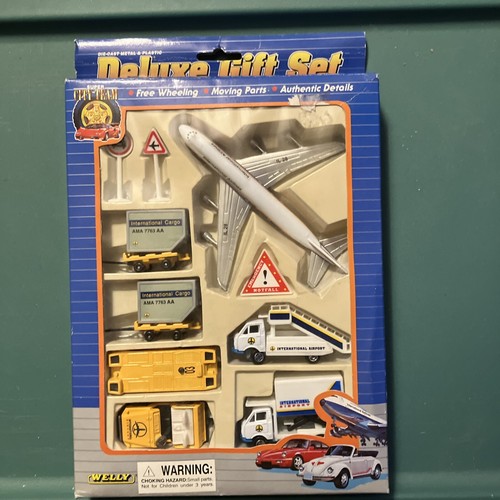Welly Deluxe Gift Set Intnl. Airport No.7512G Airport Set-slightly Damaged Box - Picture 3 of 15