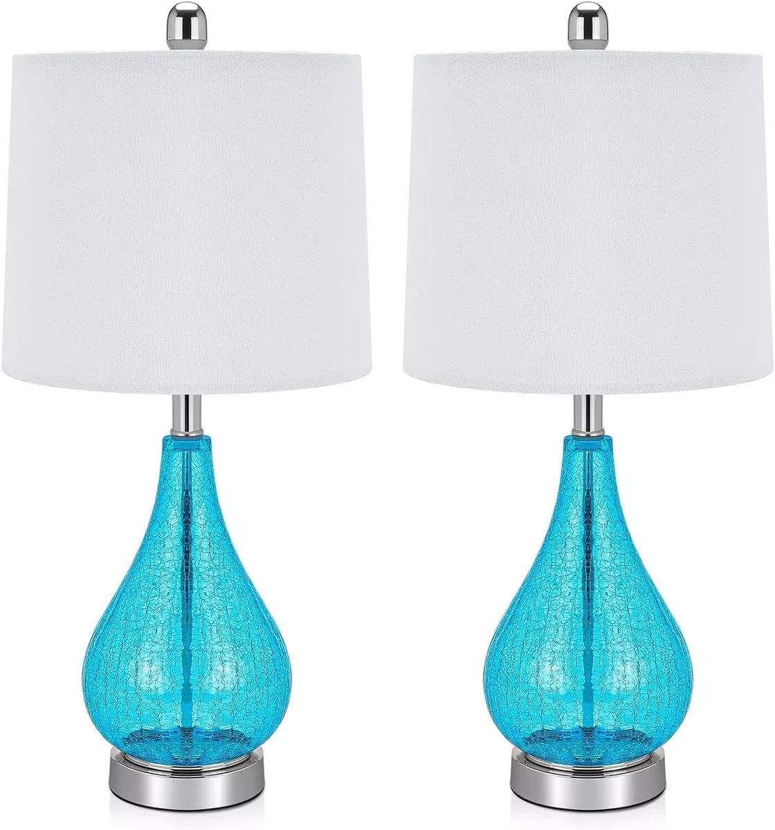 Blue lamps 2024 set of 2