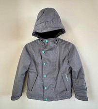 GIRLs O'Neill  Winter Jacket  Grey  Size 6X  Fully Lined, Hooded, Snowskirt
