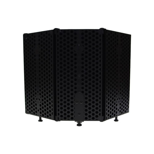 Protector de aislamiento de micrófono de estudio negro panel de espuma acústica insonorizado - Imagen 6 de 7