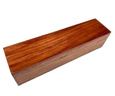 African Bubinga turning blank 1-1/2" x 1-1/2" x 6" y78 Dried