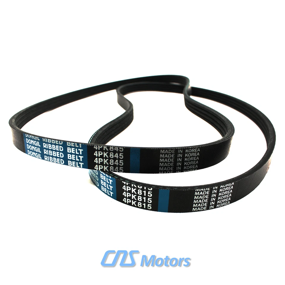 V-Ribbed Belt & Belt Tensioner Pulley Kit for 2006-2011 Hyundai Accent 1.6L⭐⭐⭐⭐⭐ — 第 2/4 张图片