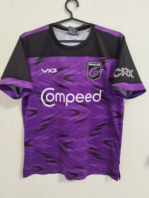 Sz M adult NEWPORT GWENT DRAGONS rugby jersey VX3 shirt