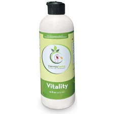 Vitality 16 oz - Humus de lombriz Superconcentrado, Fertilizante para plántulas,