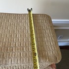 VINTAGE Wicker Woven Beige/Brown Large Clothes Basket/Laundry Hamper-Padded Lid — photo 4