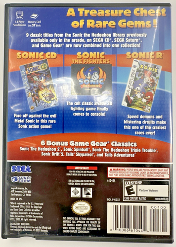 Sonic Gems Collection (Nintendo GameCube, 2005) CIB komplett getestet FUNKTIONIERT - Bild 9 von 9
