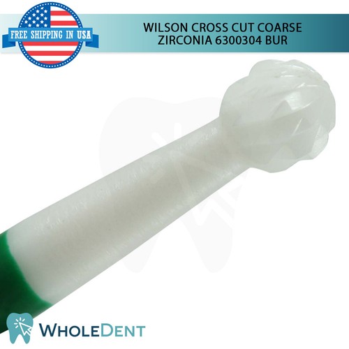 Cross Cut Coarse Zirconia Bur Ø3mm 6300304 Dental Lab Fresas Low Speed - Picture 2 of 4