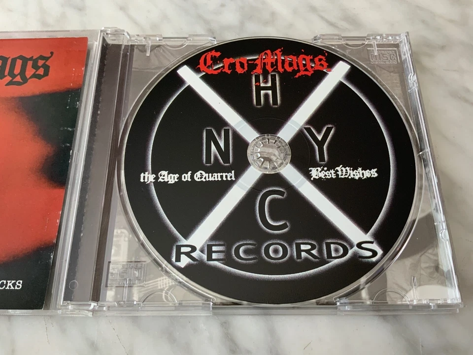 Cro-Mags Age Of Quarrel/Best Wishes CD 2004 NYHCR-868901 BONUS TRACKS! RARE! OOP Foto 2 de 4
