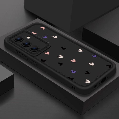 Phone Case For Samsung S24 FE S23 S22 Ultra A16 A55 A15 A06 Heart Silicone Cover - Picture 9 of 20
