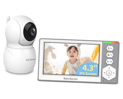 4.3 Inch Baby Monitor with Camera & Audio by Baby Ganibs BG1049