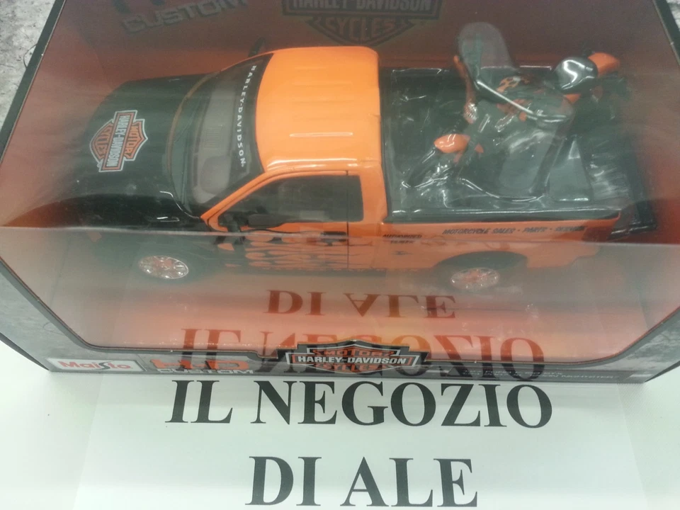 MAISTO MODELLINO 1:27 1999 FORD F-150 SUPER DUTY PICKUP+1:24 1936 EL KNUCKLEHEAD - Immagine 3 di 4