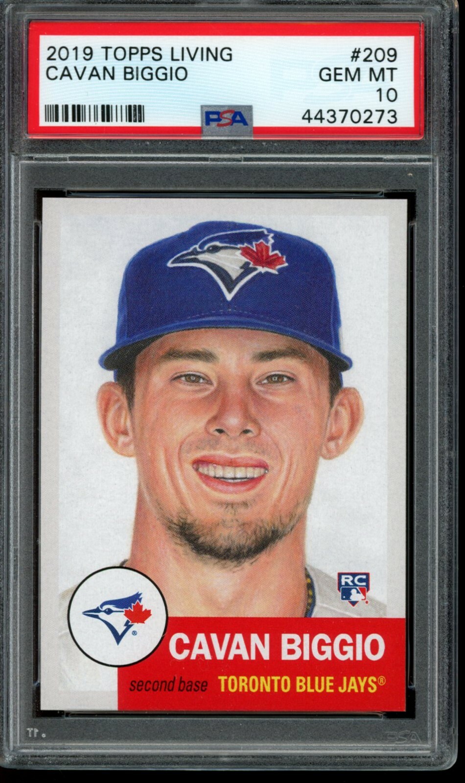 2019 Topps Living Set #209 Cavan Biggio RC Rookie PSA 10 Gem Mint SP Card