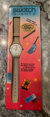 Swatch – Beige Arabic - GT102 - 1984 - Original Swatch Blister 