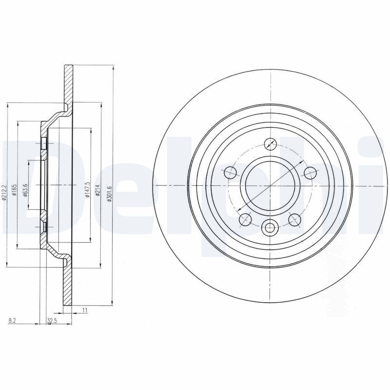 Kit disques de frein Volvo V60 I D3 pour traction de remorque et charge