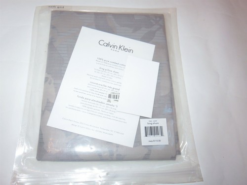 Calvin Klein Haze Crystal King Sham New - Picture 3 of 4