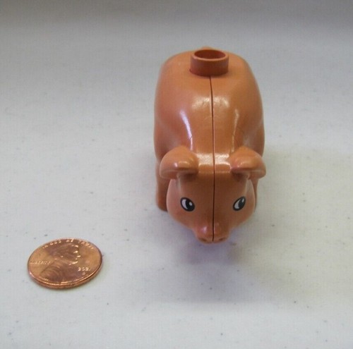 Lego Duplo LARGE FAT ADULT PINK PIG BOAR SOW Farm Zoo Huge Hog for Farmer #2 - Picture 4 of 4
