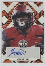 2022 Leaf Metal Draft Portrait Tiger Prismatic 4/5 Jerome Ford #PA-JD1 Auto 0si4