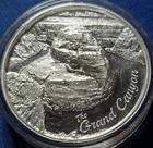 A American Landmarks Grand Canyon 2oz Ultra High Relief Silver Round