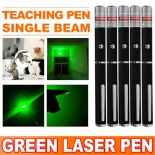 Small Green Laser Pointer Pen Light Single Point Visible Beam AAA Lazer Pet Toy