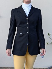 Chaqueta Pikeur Diana Damas Show Negra (Paseos a Caballo Ecuestre y Salto de Exposición)