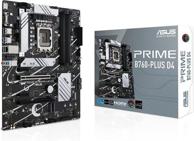 ASUS Prime B760-Plus D4 Mainboard Intel Sockel 1700 B760 USB-C 3.2 M.2 PCIe 5.0