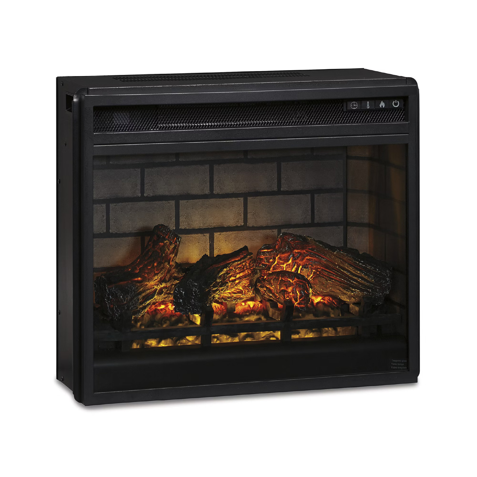 Signature Design by Ashley Electric Fireplace Insert with Infrared Heat - 1500W,