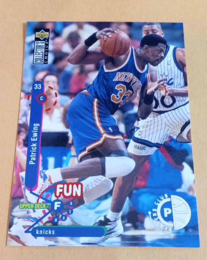 1995-96 Upper Deck Collector's Choice Player's Club Patrick Ewing #183- Knicks