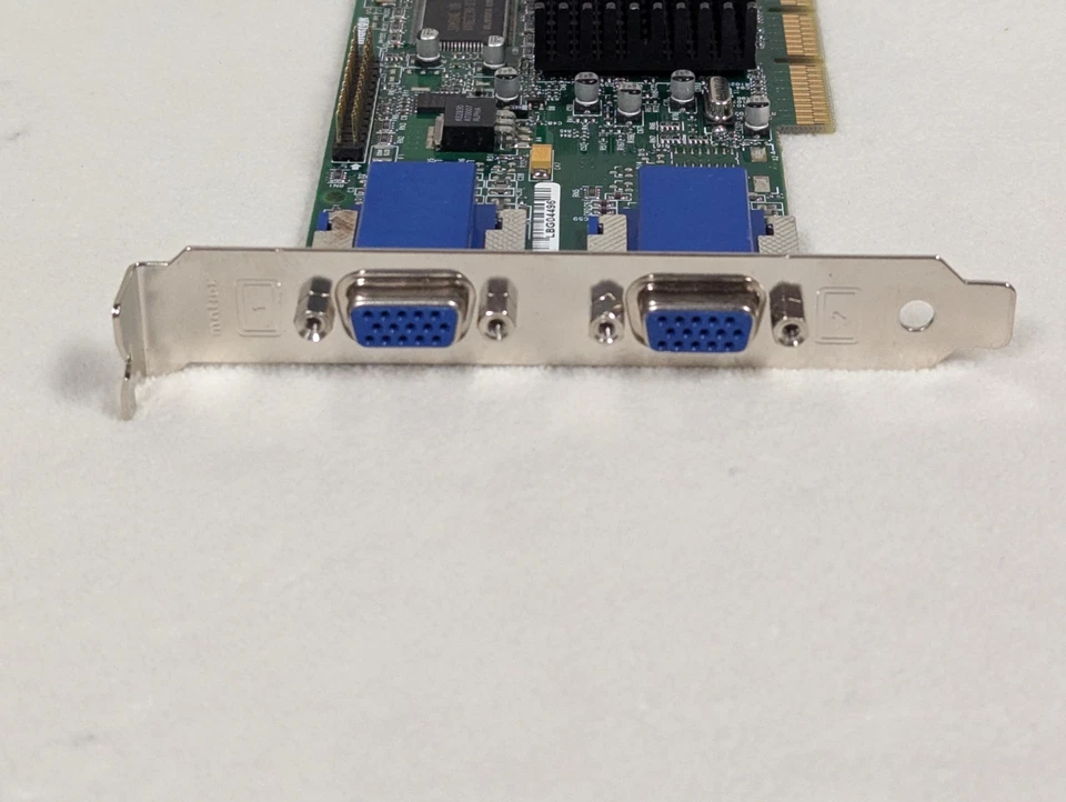 Matrox IBM G45+ 16MB Dual Head AGP VGA Card MDHA 16D FRU 09N9237 - Image 3 of 4