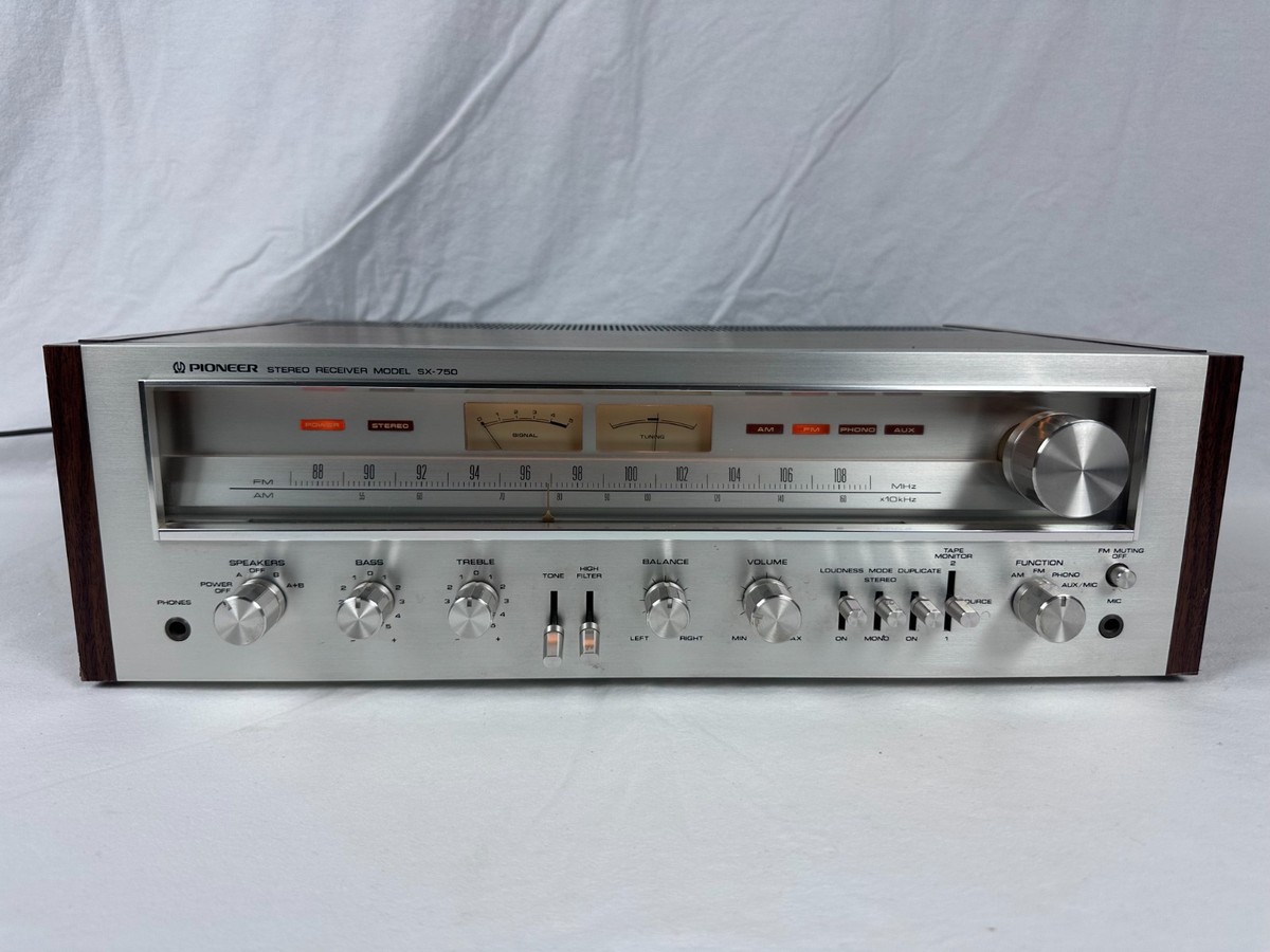 Pioneer SX-750 Stereo Receiver Vintage Used Tested Works Great! | eBay
