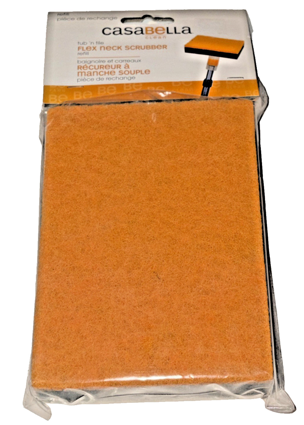 Casabella Tub 'n Tile Flex Neck Scrubber Refill Replacement Scrub Sponge # 14223