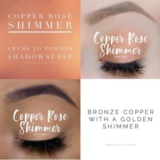 NEW ShadowSense By SeneGence Long Lasting Eyeshadow Sealed Copper Rose Shimmer