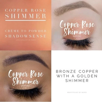 NEW ShadowSense By SeneGence Long Lasting Eyeshadow Sealed Copper Rose Shimmer