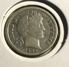 elf Barber Dime 1906 c188